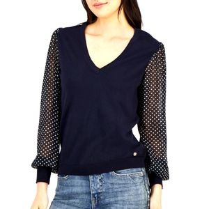 Tommy Hilfiger V-Neck dotter sleeved sweater